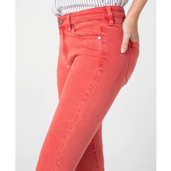 EUC Women's LIVERPOOL Penny Ankle Skinny Jean in Mineral Red | Size 12/31 - Picture 3 of 11